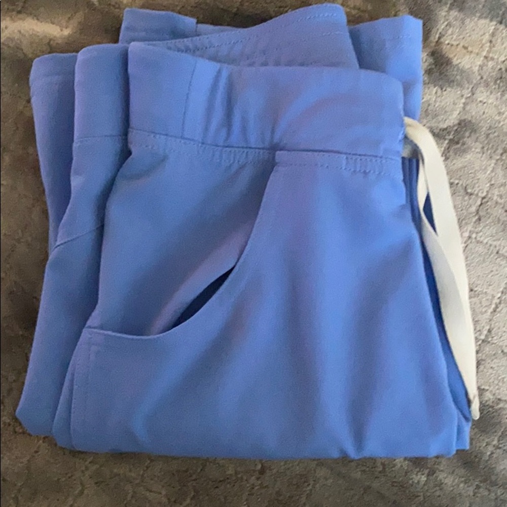 Figs XSP ceil blue kade cargo pants
